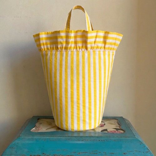 Bolsa sunset hat rayas amarillas