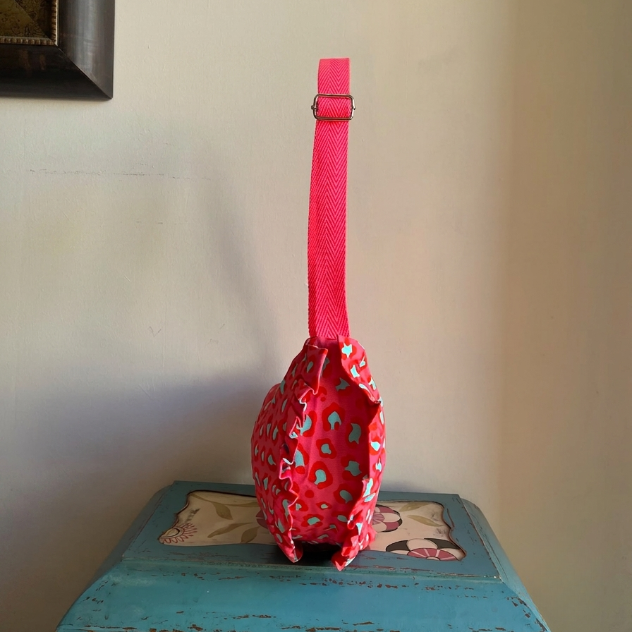 Bolso volante Lola print rosa